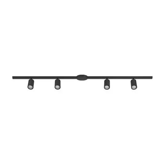Sada kolejnic EASY TRACK, černá, 4 x GU10-bodovky, délka 193 cm Sleva