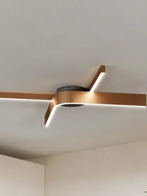 Vrácení Zdarma LED stropní svítidlo Folcino-Z, bronzová barva, 64 cm, CCT
