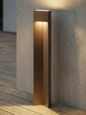Akce LED osvětlení cesty Lucande Kaholo, hnědé, 90 cm, IP44