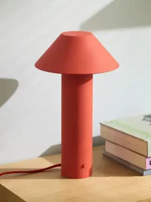 Expresní Doručení LED stolní lampa Tower, červená, výška 32 cm, kov