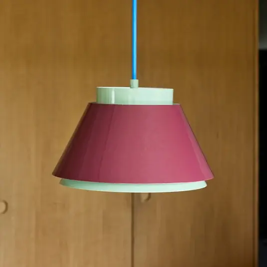 Dokud Zásoby Vydrží Závěsné světlo Remi, zelená/červená, Ø 25 cm, kov