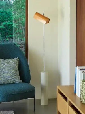 LED stojací lampa Reflector, oranžová, výška 160 cm, železo Vrácení Zdarma