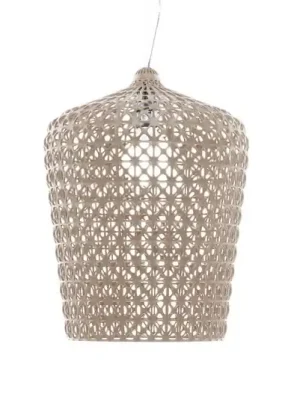 Kartell závěsné světlo Kabuki, holubí šedá, Ø 50 cm Nejlepší Cena