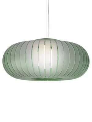 Kartell závěsné světlo Teresa Frozen, šalvějově zelené, Ø 50 cm, E27 Bezpečná Platba