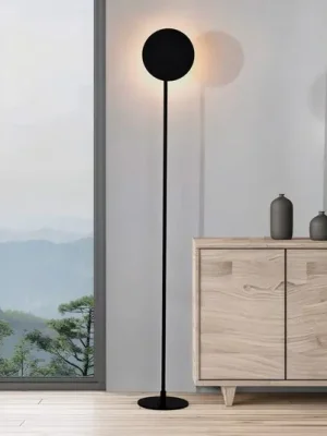 Cenová Bomba LED stojací lampa Isabel, černá, výška 168 cm, kov