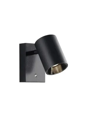 LED nástěnné světlo Melina, černá, výstupek 12 cm, kovová, stmívatelná Omezená Nabídka