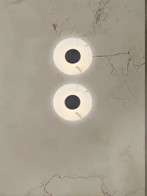 LED nástěnné světlo Allison, železo/bílá, Ø 30 cm, kov Dokud Zásoby Vydrží
