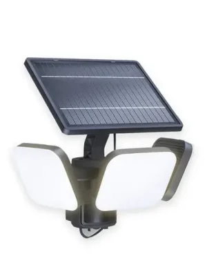 Solární lampa Philips Zyren, černá, 5 000 K, senzor, IP65 Nejprodávanější
