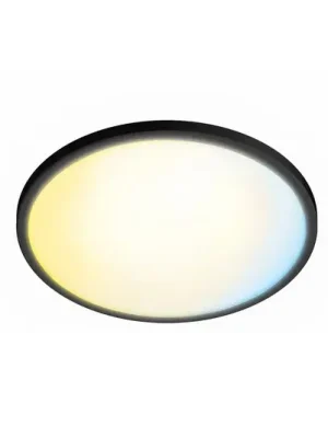 LED stropní svítidlo Philips Superslim, černé, CCT, stmívatelné Nejlepší Volba