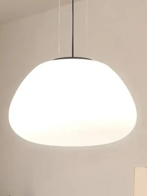 Super Cena Závěsné světlo Stars of Light Balmes, bílé, Ø 42 cm, sklo