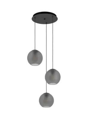 Závěsné světlo Stars of Light Arangona, šedé, Ø 46 cm, 3 žárovky Finální Výprodej