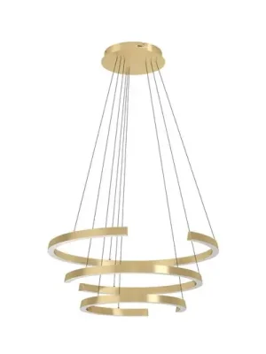 Závěsné světlo Stars of Light Labonete, zlatá, 80 cm, 3 žárovky, CCT Ověřený