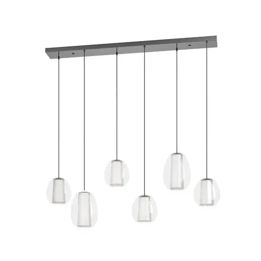 Závěsné světlo Stars of Light Menorca, niklová, 143 cm, 6 žárovek, CCT Tovární Cena