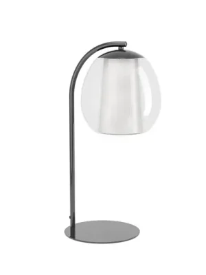 LED stolní lampa Stars of Light Menorca, niklová, výška 50 cm, CCT Jen Po Omezenou Doba