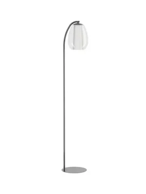 LED stojací lampa Stars of Light Menorca, niklová, výška 165 cm, CCT Hit Sezóny