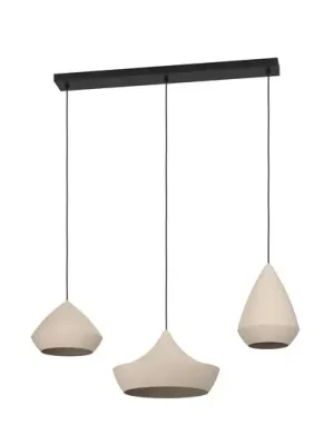 Vysoce Kvalitní Závěsné světlo Stars of Light Torremolinos, béžové, 93 cm, 3 žárovky