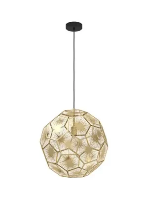Časově Omezené Závěsné světlo Stars of Light Skoura, mosaz, Ø 50 cm, kov