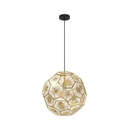 Časově Omezené Závěsné světlo Stars of Light Skoura, mosaz, Ø 50 cm, kov