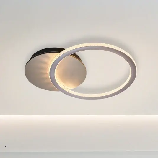 LED stropní svítidlo Specs, krémová barva, délka 45 cm, železo/akryl Top Prodej