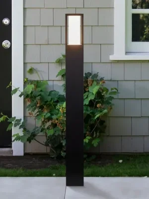 Autentický Osvětlení cesty Avenue, černá, výška 73 cm, kov