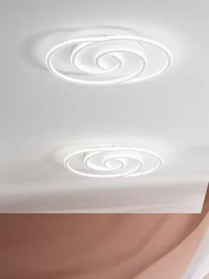 Akce LED nástěnné světlo Cayman Ovale, bílá, výška 60 cm, kov, CCT