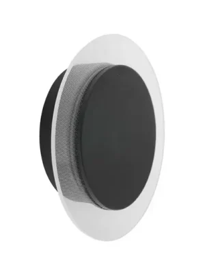 LED nástěnné světlo Lido, černé, kov, 2 700 K Ověřený