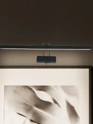 LED nástěnné světlo Litho, černé, kovové, CCT, šířka 60 cm Omezená Nabídka