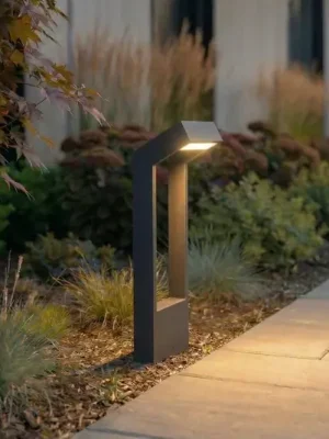 Zlevněný Arcchio LED osvětlení cesty Kovato, výška 60 cm, tmavě šedé, IP65