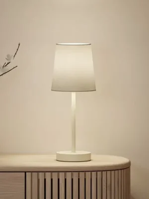 Stolní lampa Paulmann Stellan II, krémová, výška 40 cm, textil Výhodná Nabídka
