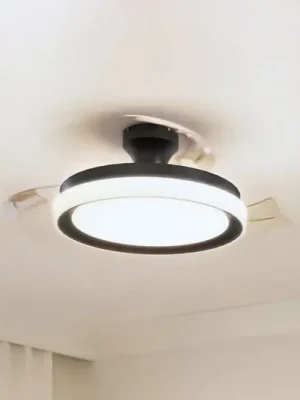 Stropní ventilátor Philips LED Bliss, černý/bílý, DC, tichý Ihned K Objednání