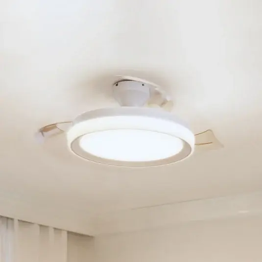 Stropní ventilátor Philips LED Bliss, bílý, DC, tichý Zlevněný