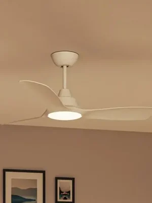 Stropní ventilátor Philips LED, pevný, Ø 132 cm, bílý, CCT, DC Víkendová Akce