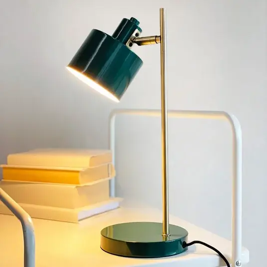 Hit Sezóny Stolní lampa Dyberg Larsen Ocean, tmavě zelená, výška 43 cm