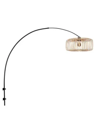 Vrácení Zdarma Nástěnné světlo Sparkled Light 4151ZW, černá/bambus přírodní, E27