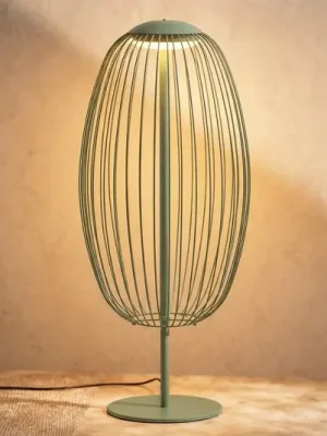 Venkovní stojací LED svítidlo Lucande Richi, zelené, výška 90 cm, IP44 Akční Cena
