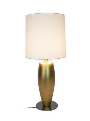Stolní lampa OMEGA SOTTILE, zlatá/bílá, výška 80 cm, keramika, E27 Nakupujte Hned