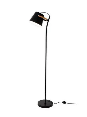 Stojací lampa ESPERTO, černá, výška 143 cm, kov, E27 Novinka