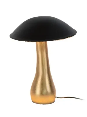 Stolní lampa FORTUNELLO, černá/zlatá, výška 40 cm, kov 5xG4 Tovární Cena