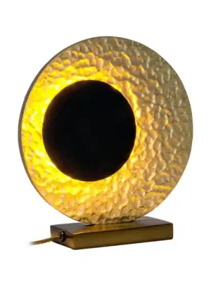 Jen Po Omezenou Doba LED stolní lampa INFINITY TAVOLO, černá/zlatá, 27 cm, kov