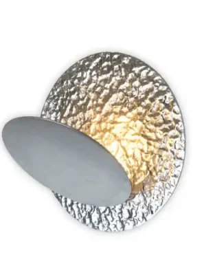LED nástěnné světlo CORONARE, Ø 26 cm, stříbrná, kov, stmívatelné Kup Teď