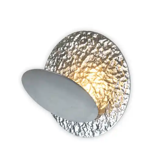 LED nástěnné světlo CORONARE, Ø 26 cm, stříbrná, kov, stmívatelné Kup Teď
