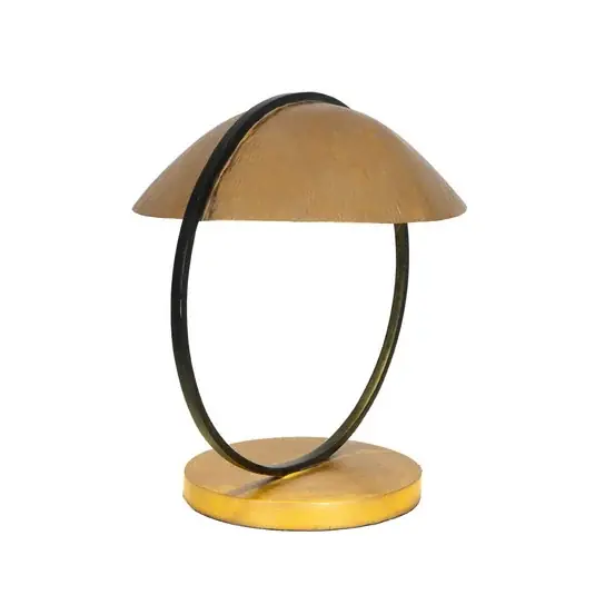 Originální Stolní lampa MEZZADORA, zlatá/černá, výška 35 cm, kov, 2 x G9