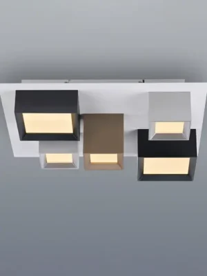 LED stropní svítidlo PURE Manhatten, vícebarevné, 5 žárovek, CCT Nejlepší Cena