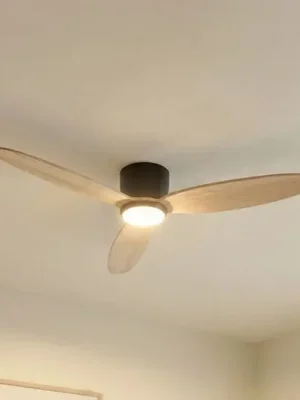 Nízká Cena Stropní ventilátor Lucande LED Lignia, Ø 132 cm, CCT, stmívatelné