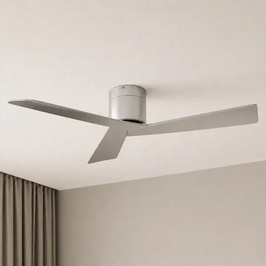 Stropní ventilátor Lucande Ventoro, Ø 132 cm, stříbrný, kov Koupit Online