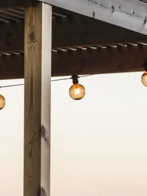 Speciální Cena LED solární světelná řetězová dekorace Party, 7 W, hnědá, IP44, 1800 K