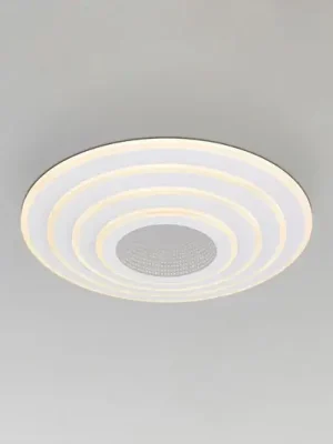 Časově Omezené Chytré LED stropní svítidlo Jocelyn, bílé, CCT, dálkové ovládání