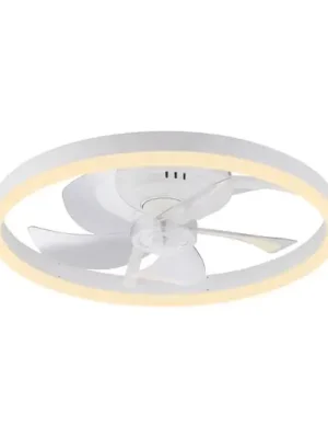 Koupit Online LED stropní ventilátor Rita, bílý, CCT, dálkové ovládání, Ø 50 cm