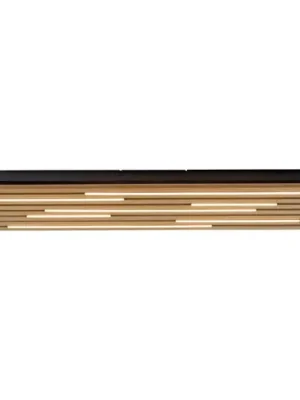 LED stropní svítidlo Akustik, 80 x 30 cm, přírodní dřevo, kov Cenová Bomba