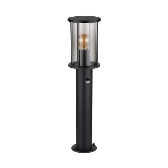 Ověřený Osvětlení cesty Gracey, černé, se senzorem, 60 cm, IP54, E27
